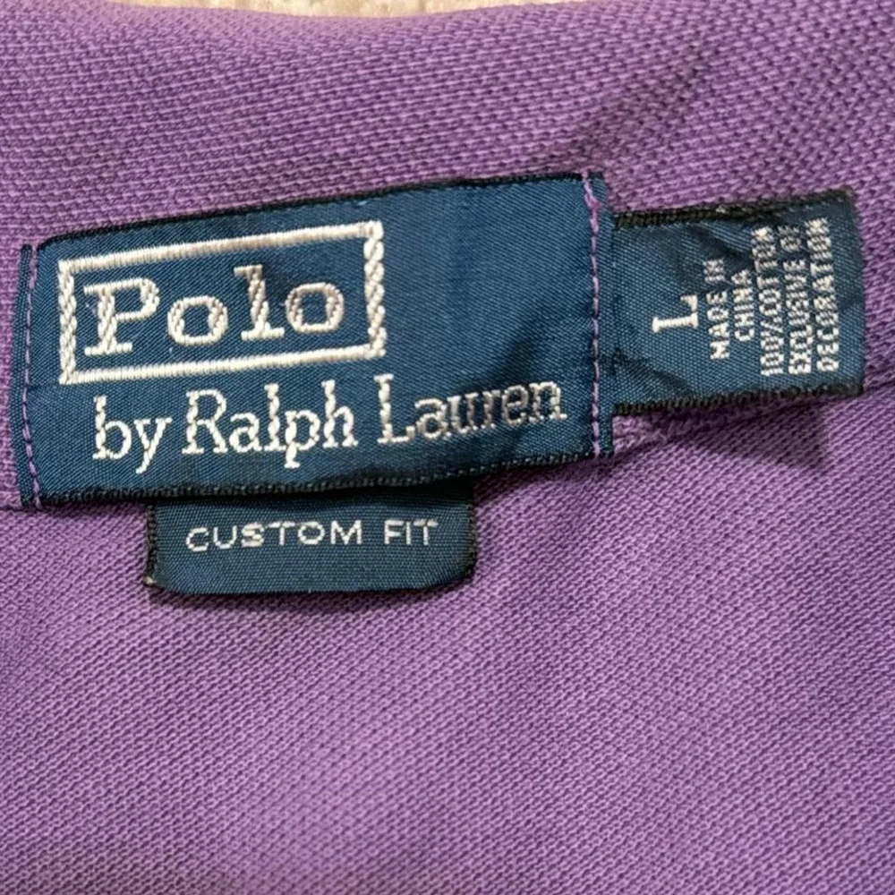 Polo Ralph Lauren Custom Fit Polo | Purple Vintage‎ Wash | Large